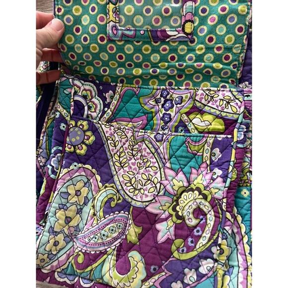 Vera Bradley Paisley Floral Quilted Backpack - Picture 5 of 13